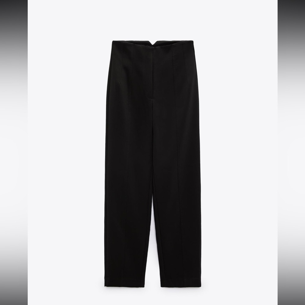 Zara black straight pants
